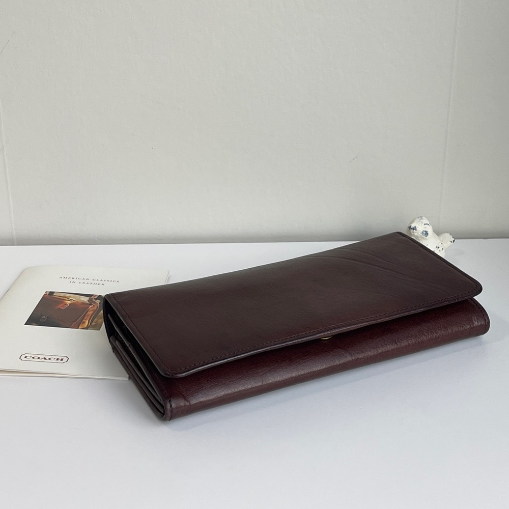 COACH Vintage Framed Envelope Kiss Lock Clutch 1990βs - Picture 16 of 16